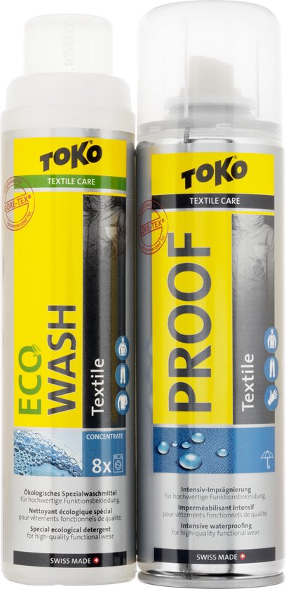 Toko Careline Duo Pack - Textile Proof & Eco Textile Wash - 250ml/250ml