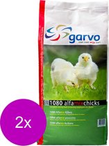 Garvo Alfamix Kuikens - Kippenvoer - 2 x 12.5 kg