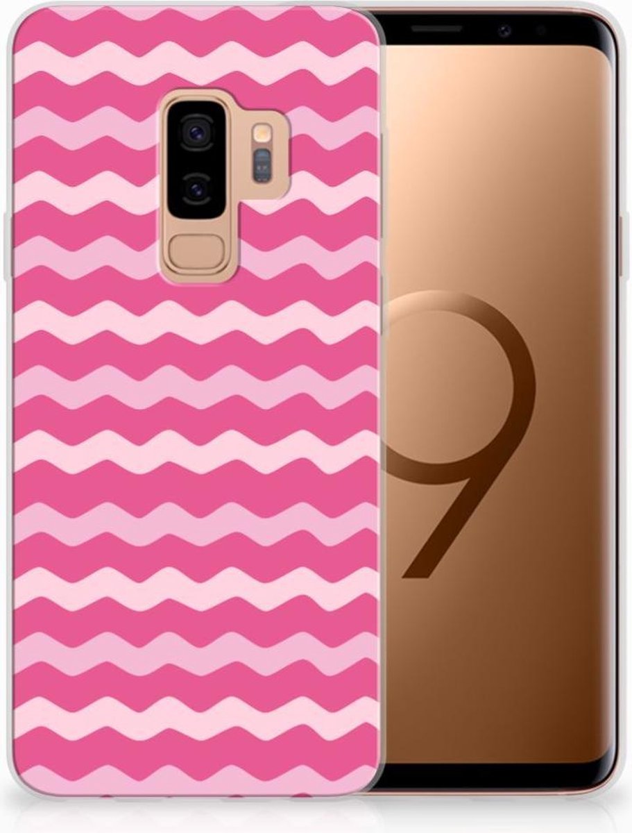 Samsung Galaxy S9 Plus TPU bumper Waves Pink