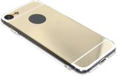 Luxe spiegel hoesje goud Geschikt voor iPhone SE (2022/ 2020)/ 8/ 7