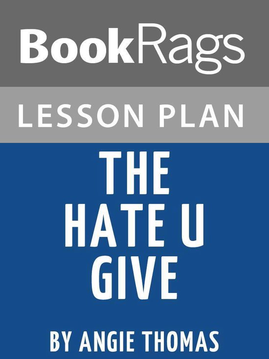 Lesson Plan: The Hate U Give - cover