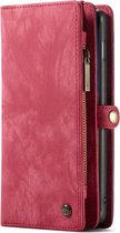 Caseme - Samsung Galaxy S10 Hoesje - Uitneembare Portemonnee Cabello Rood