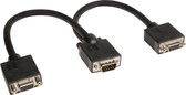 Tripp Lite P516-001 VGA kabel 0,3 m VGA (D-Sub) 2 x VGA (D-Sub) Zwart