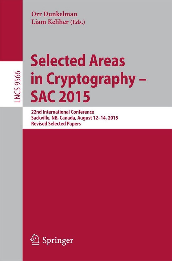 Springer Nature Proceedings Computer Science - Selected Area ... - cover