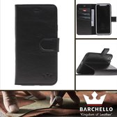 Barchello Lederen Apple iPhone X / Xs Hoesje - Book Case - Zwart