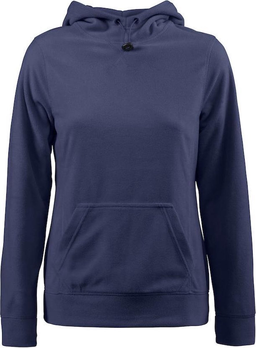 Printer Switch Fleece Hoodie Dames Marine Blauw
