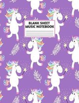 Blank Sheet Music Notebook