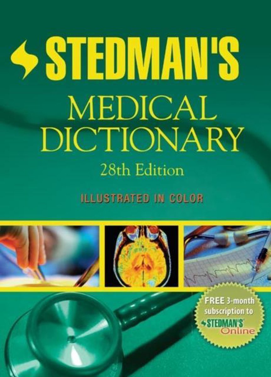 Stedman's Medical Dictionary, Stedman 9780781733908 Boeken