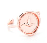 Ring met Vogel - Metaal - One Size - Roségoudkleurig