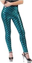 Zeemeermin legging blauw