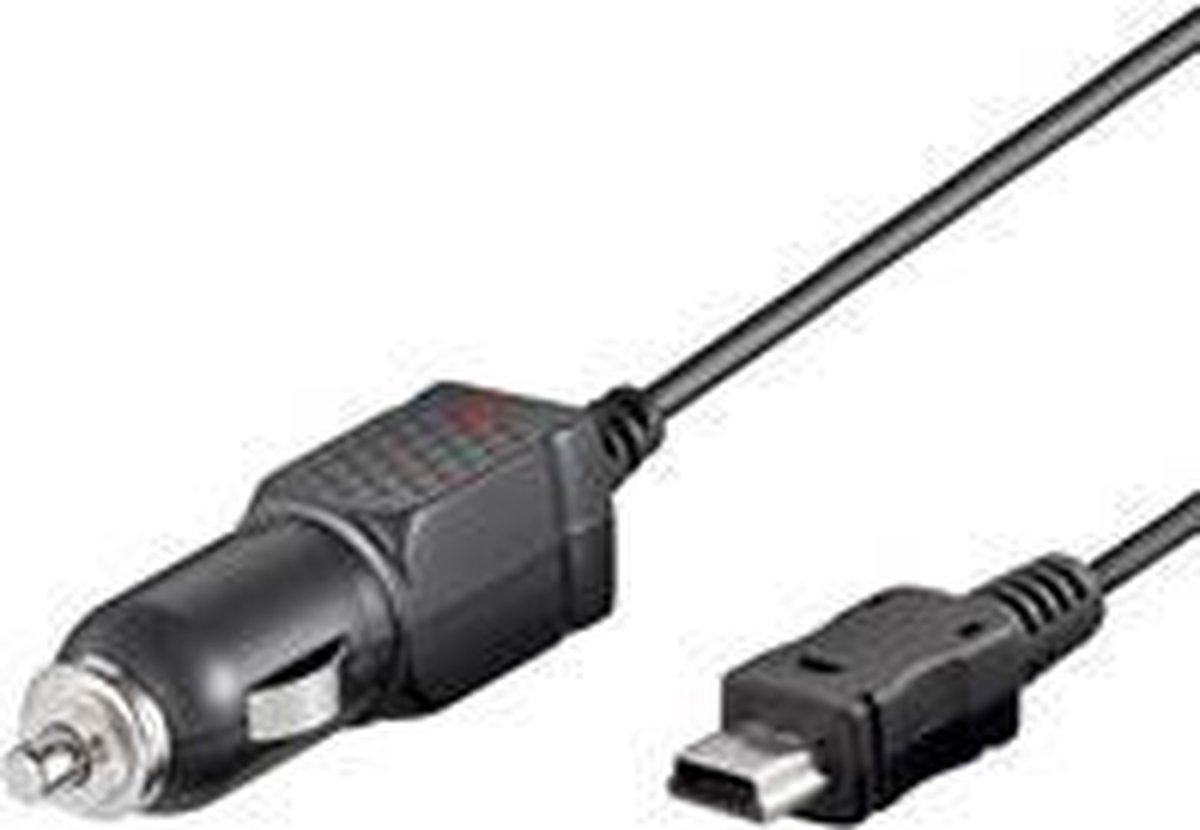 Goobay 62406 oplader voor mobiele apparatuur GPS, Mobiele telefoon, MP3, PDA Zwart Sigarettenaansteker Auto
