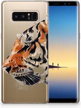 Samsung Galaxy Note 8 Uniek TPU Hoesje Watercolor Tiger