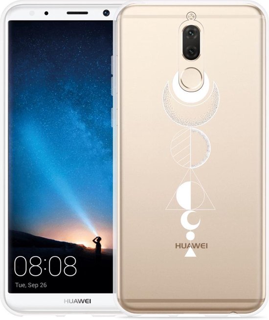 Huawei Mate 10 Lite Hoesje Abstract Moon White | bol.com