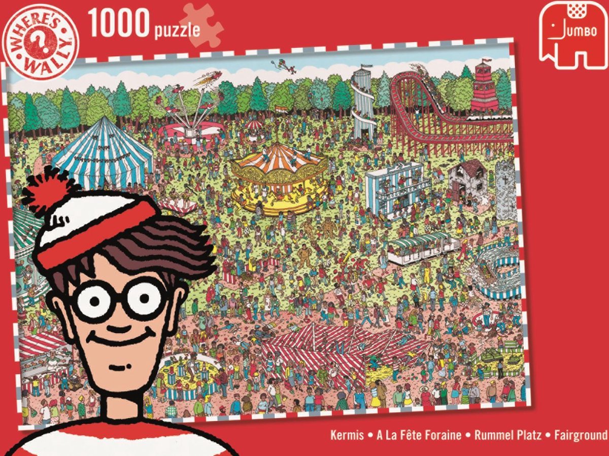 Jumbo Puzzel Waar is Waldo? Kermis - Legpuzzel - 1000 stukjes | bol.com
