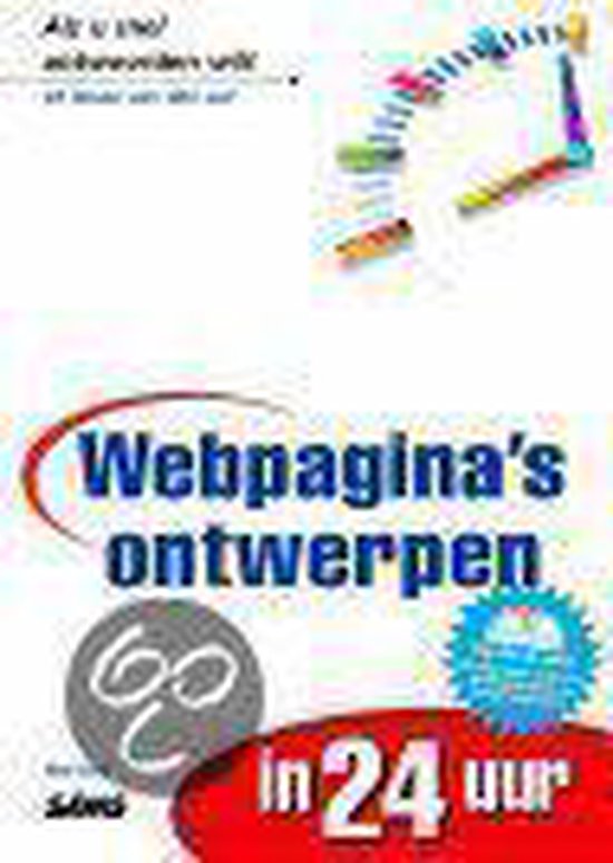 Cover van het boek 'Webpagina's ontwerpen in 24 uur + CD-Rom'