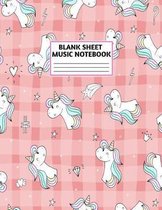 Blank Sheet Music Notebook