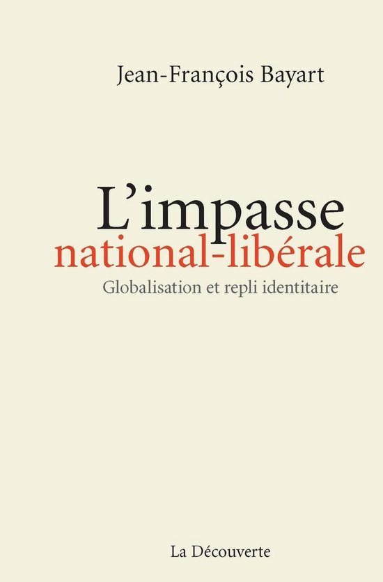 L'impasse national-libérale - cover