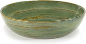 Serax Pure by Pascale Naessens Saladier - Petit - Ø20cm x H5cm - Vert de mer - 4 pièces