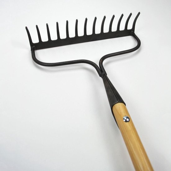 De Wit Beugelhark X-treme met 13 tanden en essen steel 140 cm — afbeelding 4