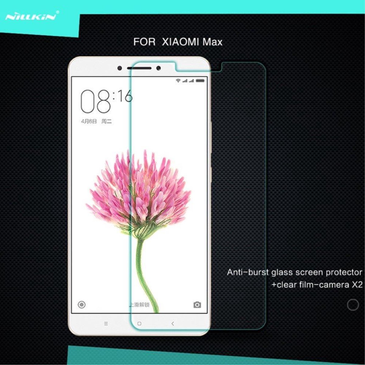 Nillkin - Xiaomi Mi Max Glazen Screenprotector - Gehard Glas Transparant