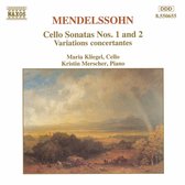 Maria Kliegel & Kristin Merscher - Mendelssohn: Cello Sonatas 1 & 2 (CD)