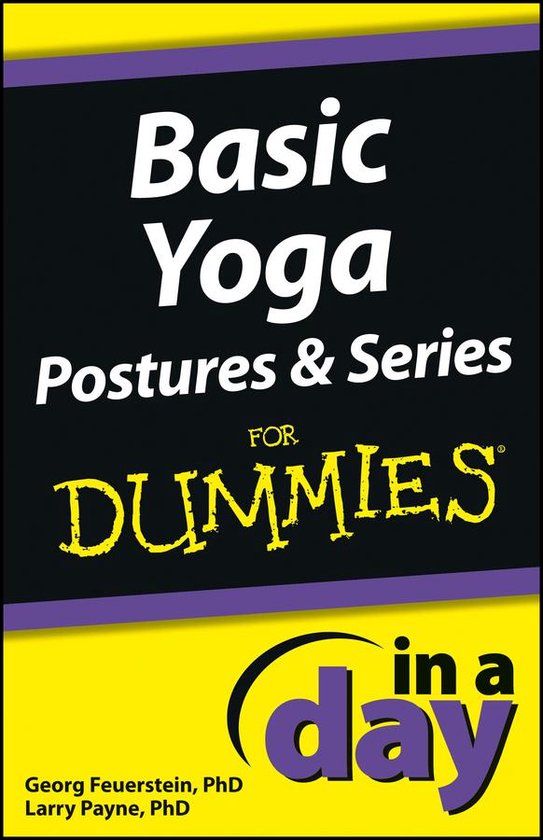 In A Day For Dummies - Basic Yoga Postures and Series In A D ... - cover