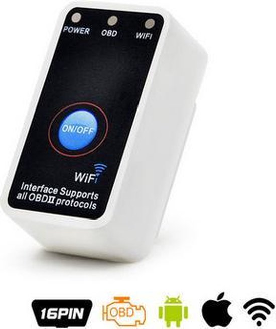 waterstof Oprichter Zoeken OBD2 WiFi ELM327 V1.5 adapter Wi-Fi Andriod iOS scanner voor auto's |  bol.com
