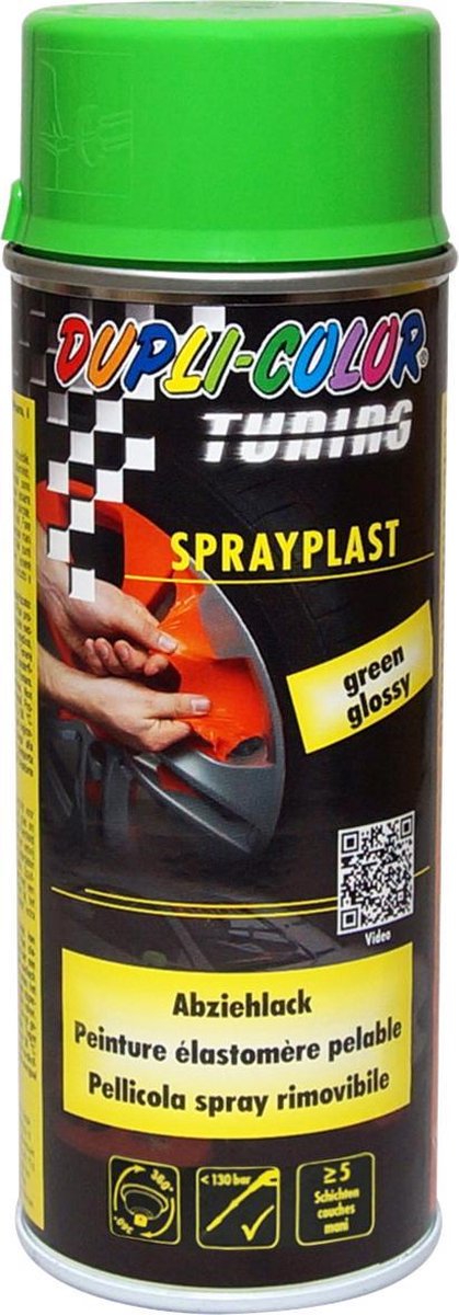 DMP Plastic spray Groen 400ML Dupli color sprayplast