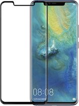 Huawei Mate 20 Pro - Full Cover Screenprotector - Gehard Glas - Zwart