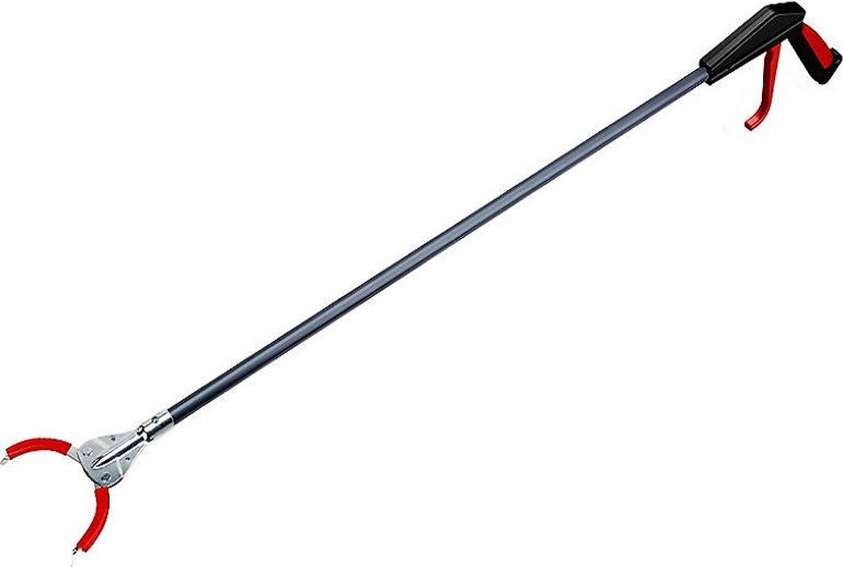 Goedkoopste Afvalgrijper 105 cm met metalen bekken en pistoolgreep