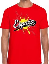 Espana/Spanje t-shirt spetter rood voor heren S