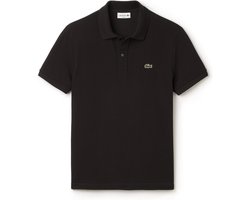 Lacoste Poloshirt Pique Zwart – Maat 4XL – Heren