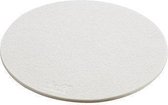 Daff Onderzetter - Vilt - Rond - 20 cm - Off White - Wit