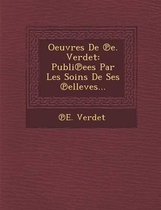 Oeuvres de E. Verdet