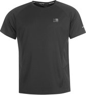 Karrimor Hardloop T-shirt - Runningshirt - Heren - Zwart - maat XL