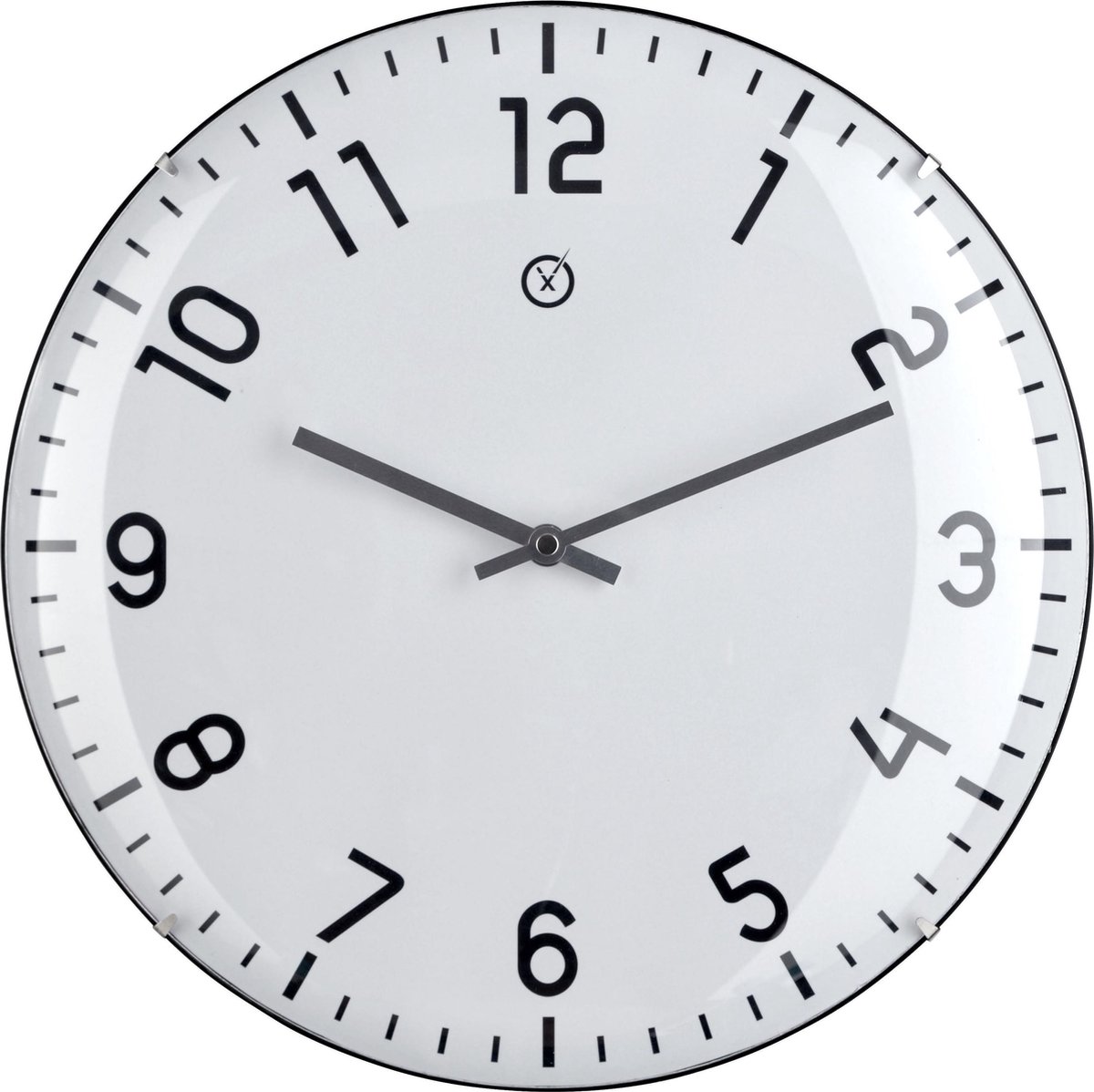 Sompex – 8180 – Wandklok – Kunststof – Ø35,5 cm – Quito – Wit