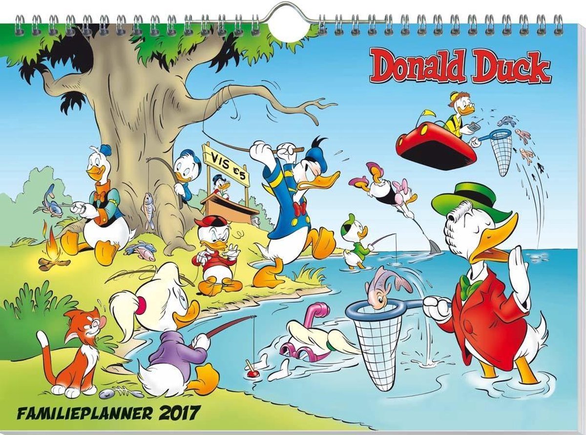 bol.com | Familieplanner 2017 - Donald Duck