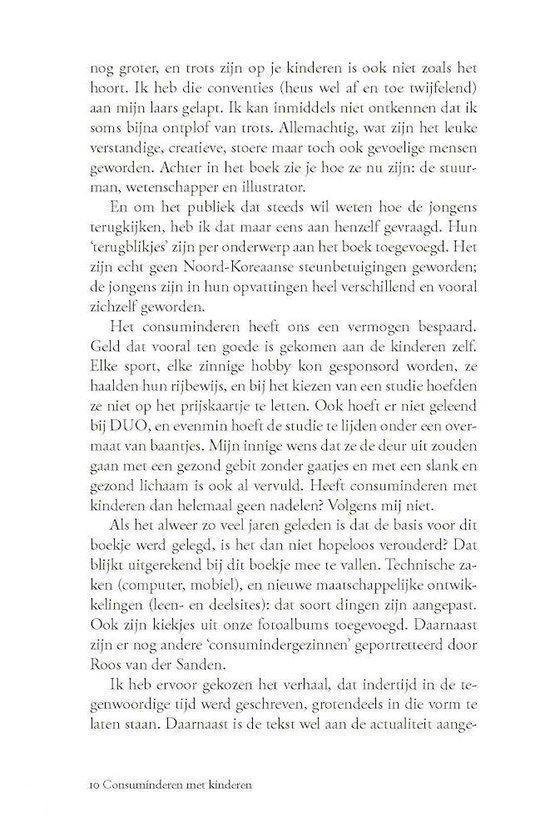 Tekst over de totstandkoming van het boek 'Consuminderen met kinderen'.