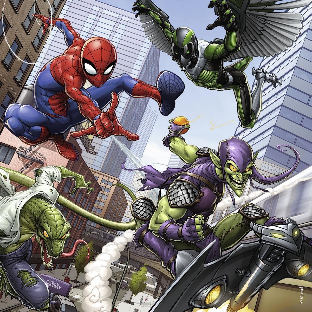 Ravensburger puzzel Spiderman in Actie - 3x49 stukjes — afbeelding 6