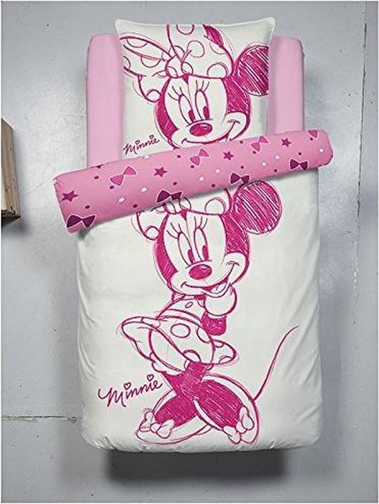 Ondergedompeld Vaak gesproken buik Disney Minnie Mouse dekbedovertrek 1 persoon | bol.com