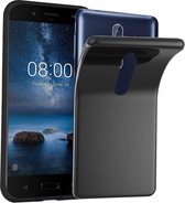 Nokia 8 zwart colour silicone tpu hoesje