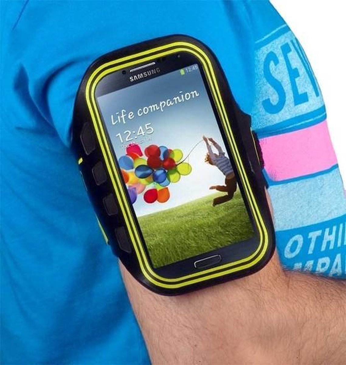 Sportband Hardloop Case Cover Hoesje Samsung Galaxy S3 Neo Groen
