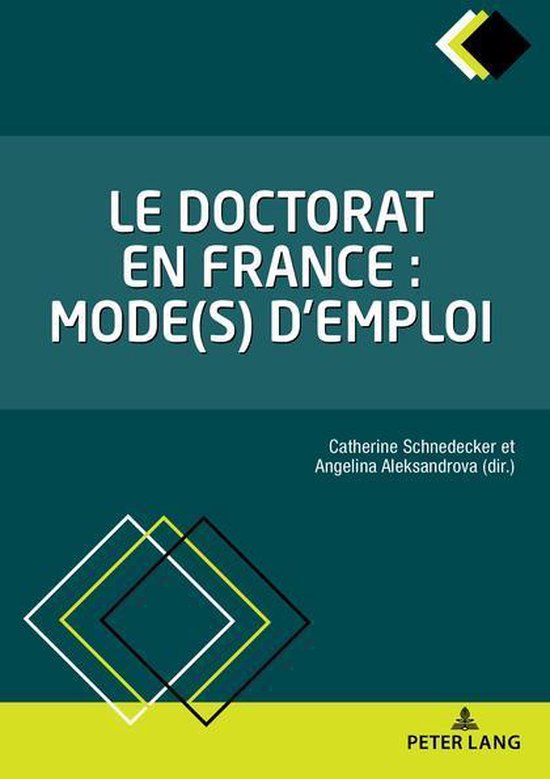 Le doctorat en France : mode(s) d'emploi - cover