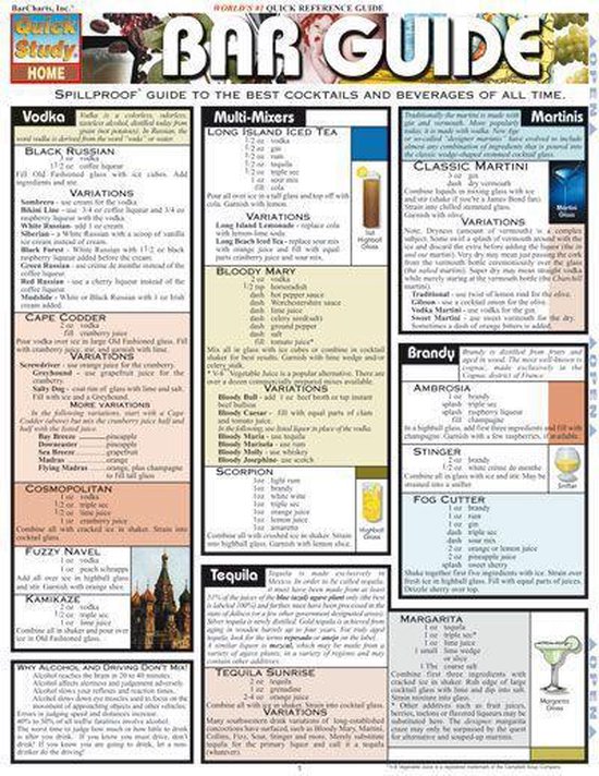 Bar Guide - cover