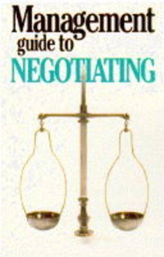 The Management Guide to Negotiating - cover