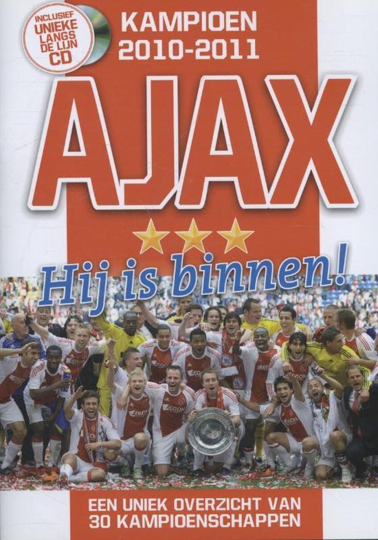 Cover van het boek 'Ajax, Kampioen 2010-2011 + CD' van  Nvt.