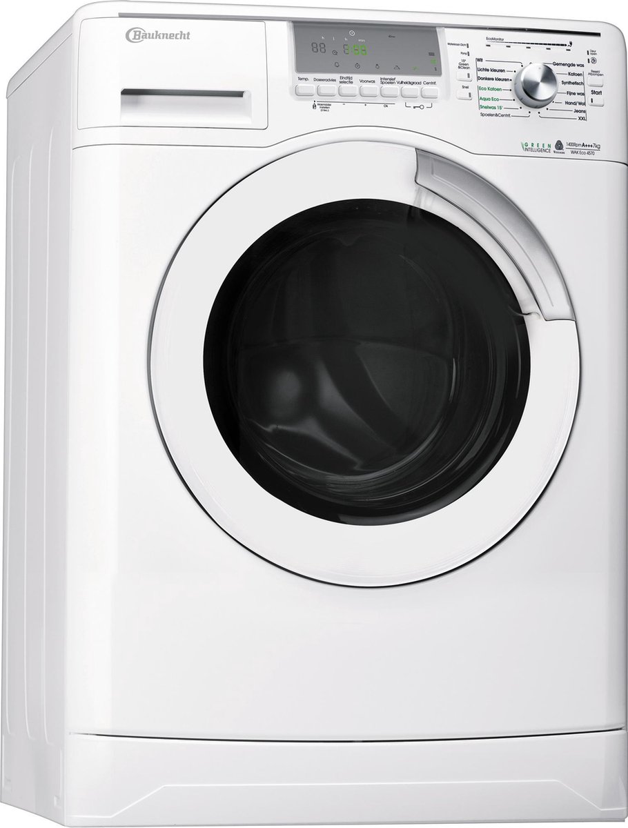 Uil Aap Ithaca Bauknecht WAK ECo 4570 wasmachine Voorbelading 7 kg 1400 RPM Wit | bol.com