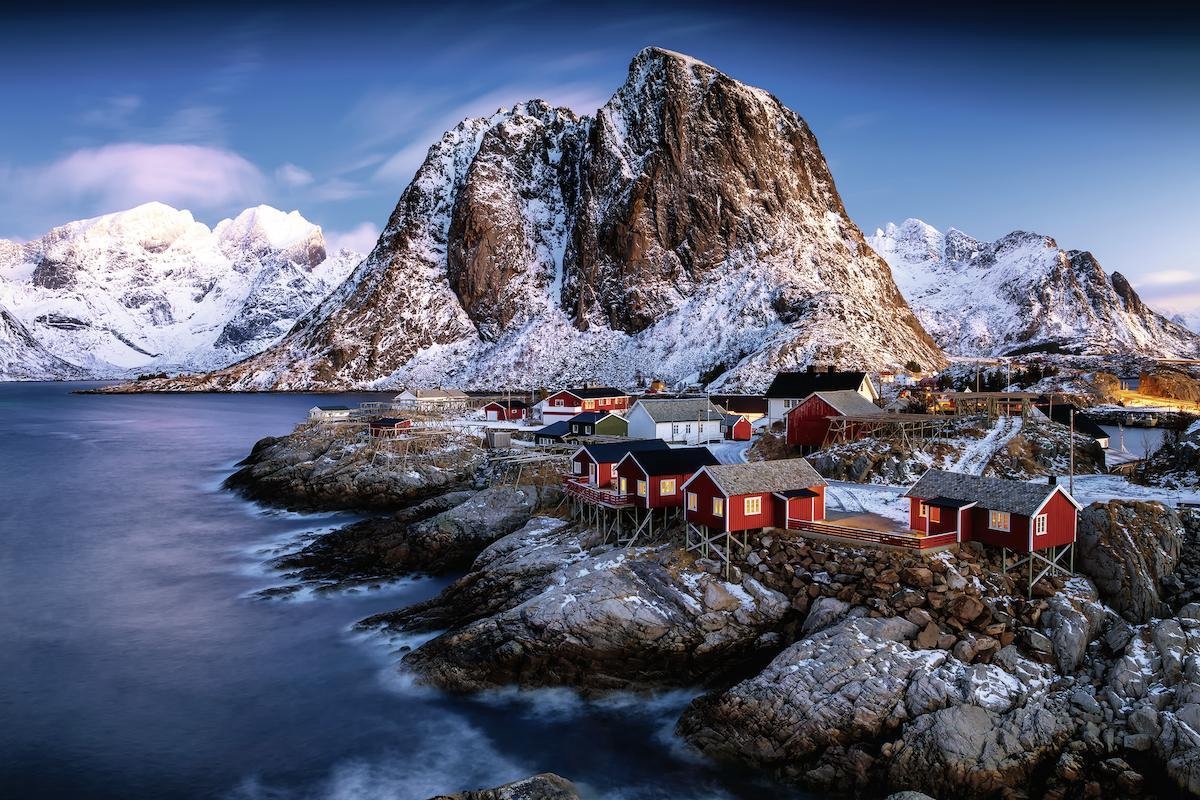 Ravensburger puzzel Hamnoy, Lofoten - legpuzzel - 3000 stukjes — afbeelding 2