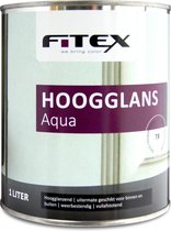 Fitex-Hoogglans Aqua-Ral 9005 Gitzwart 1 liter