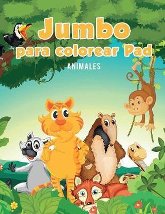 Jumbo para colorear Pad - cover